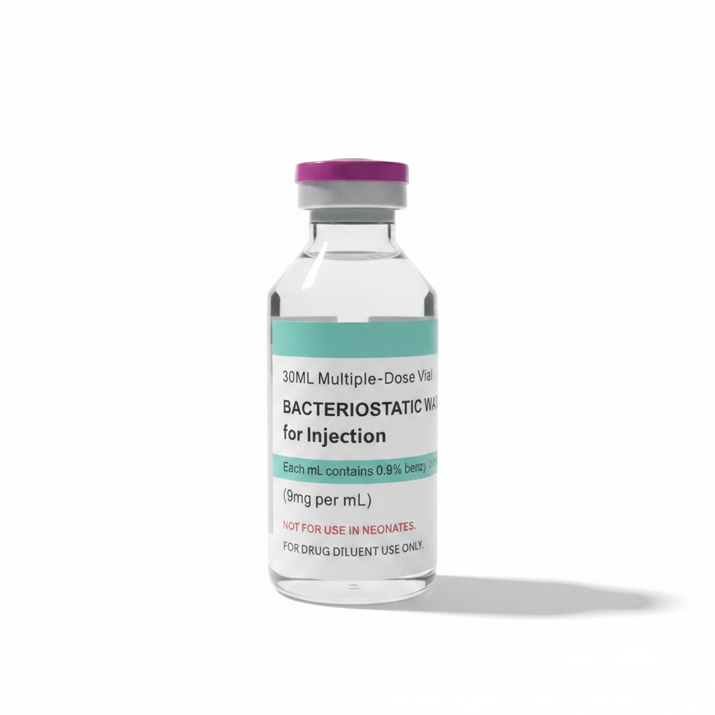 Bacteriostatic Water 30mL (Pharmaceutical Quality) peptide vial